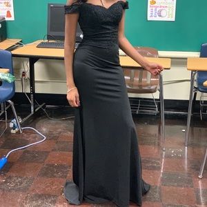 Black formal/prom dress size XS